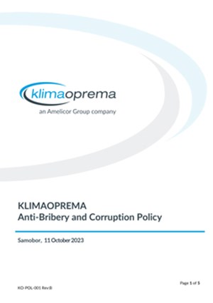 Anti Bribery and Corruption Policy